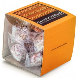 Amaretti di Sicilia al Mandarino - CUBO da 470 g (16 pz)