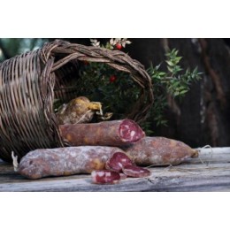 SALAME di suino nero dei Nebrodi in Dritto di vitello stagion. 45 gg-400gr circa  OPAN