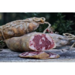 SALAME di suino nero dei Nebrodi in Gentile stagion. 60gg-Gr 400 circa OPAN